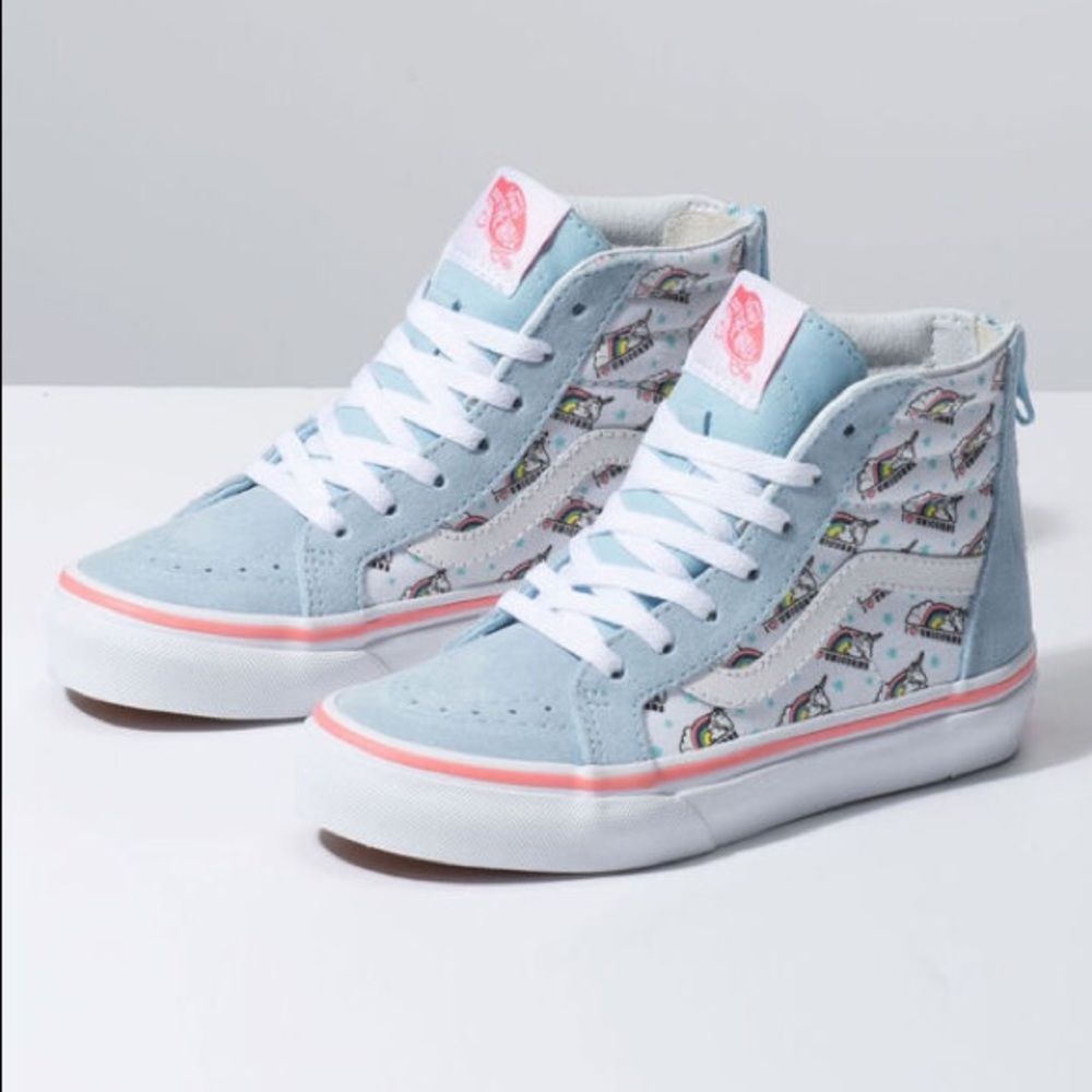 Vans unicorn cool blue true sk8-hi zip